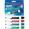 Expo Dry-erase Marker, Bullet Point, 4/ST, BK/RD/BE/GN PK SAN82074